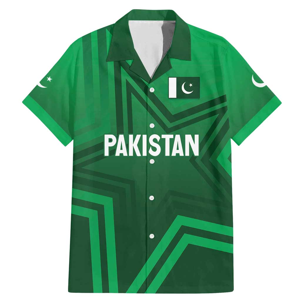 Pakistan Cricket World Cup 2024 Family Matching Mermaid Dress and Hawaiian Shirt Star Jersey Inspired LT7 - Wonder Print Shop