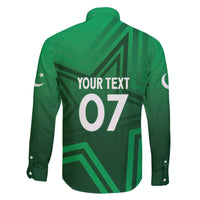 Pakistan Cricket World Cup 2024 Family Matching Off The Shoulder Long Sleeve Dress and Hawaiian Shirt Star Jersey Inspired - Wonder Print Shop