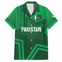 Pakistan Cricket World Cup 2024 Family Matching Tank Maxi Dress and Hawaiian Shirt Star Jersey Inspired - Wonder Print Shop
