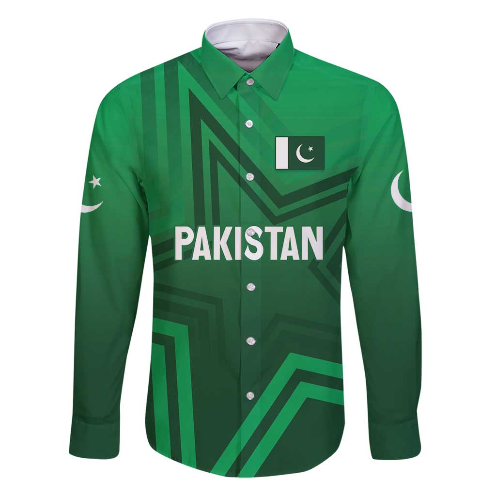 Pakistan Cricket World Cup 2024 Family Matching Tank Maxi Dress and Hawaiian Shirt Star Jersey Inspired - Wonder Print Shop