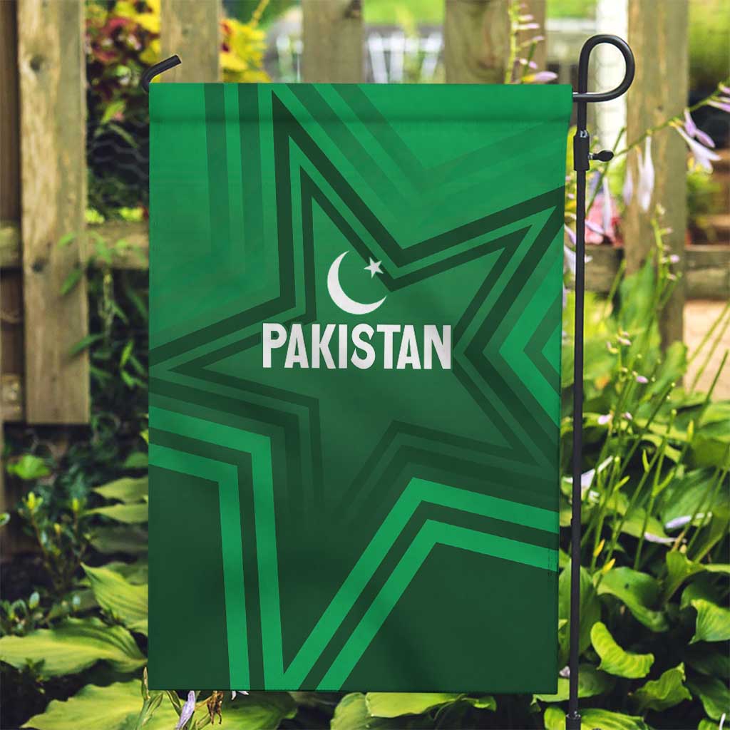 Pakistan Cricket World Cup 2024 Garden Flag Star Jersey Inspired - Wonder Print Shop