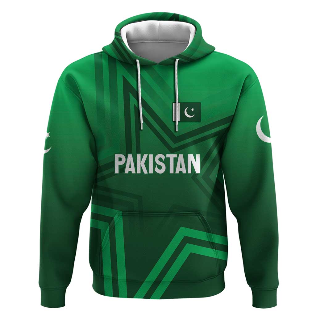 Pakistan Cricket World Cup 2024 Hoodie Star Jersey Inspired - Wonder Print Shop