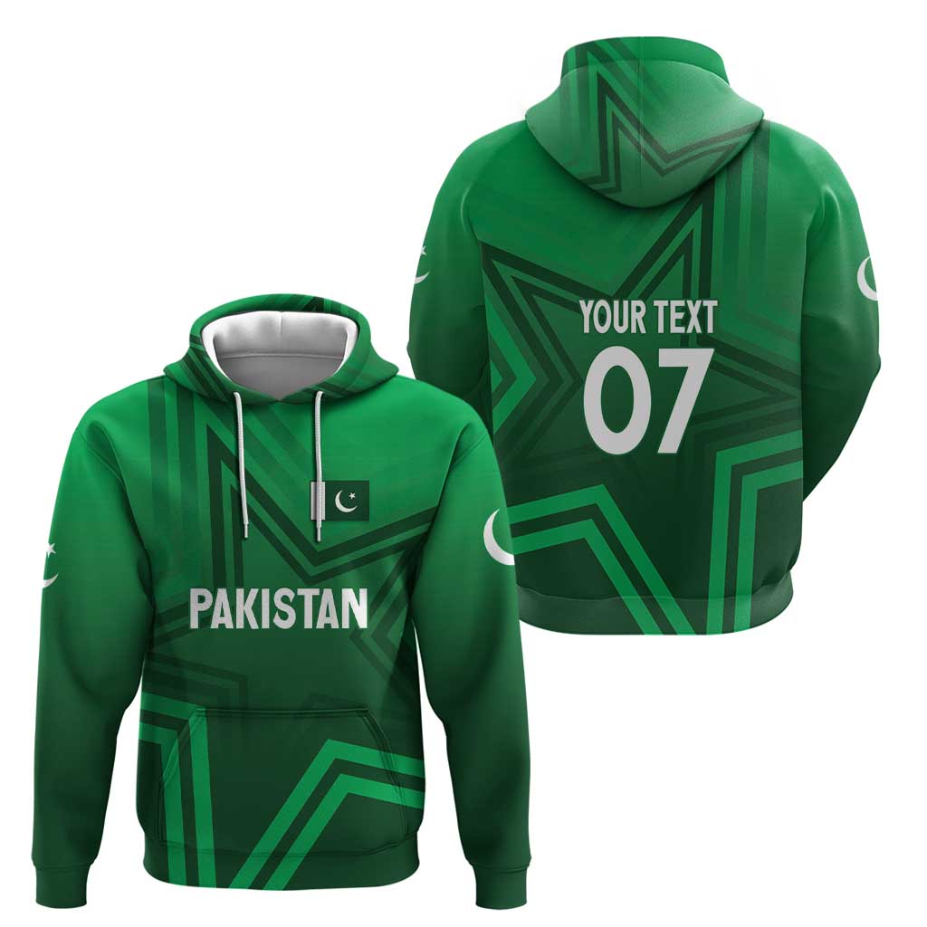 Pakistan Cricket World Cup 2024 Hoodie Star Jersey Inspired - Wonder Print Shop