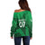Pakistan Cricket World Cup 2024 Off Shoulder Sweater Star Jersey Inspired - Wonder Print Shop