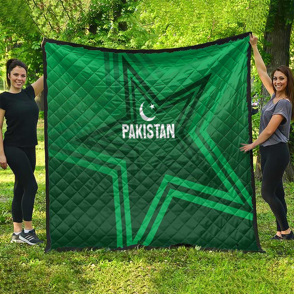 Pakistan Cricket World Cup 2024 Quilt Star Jersey Inspired - Wonder Print Shop