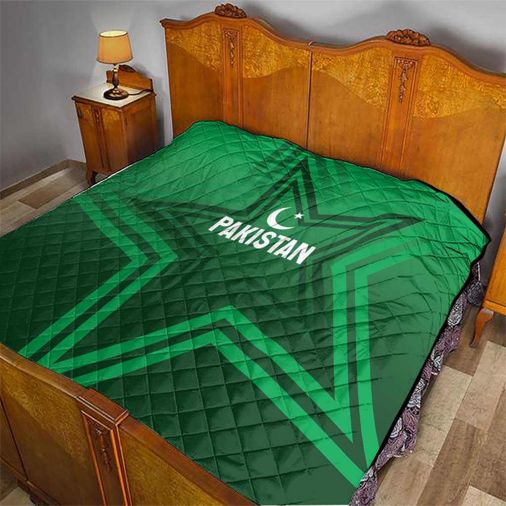 Pakistan Cricket World Cup 2024 Quilt Star Jersey Inspired - Wonder Print Shop