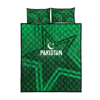 Pakistan Cricket World Cup 2024 Quilt Bed Set Star Jersey Inspired - Wonder Print Shop