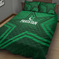 Pakistan Cricket World Cup 2024 Quilt Bed Set Star Jersey Inspired - Wonder Print Shop