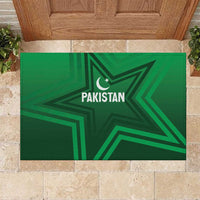 Pakistan Cricket World Cup 2024 Rubber Doormat Star Jersey Inspired - Wonder Print Shop