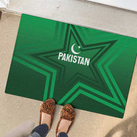 Pakistan Cricket World Cup 2024 Rubber Doormat Star Jersey Inspired - Wonder Print Shop