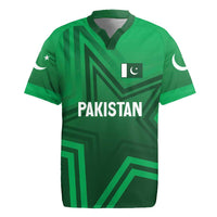 Pakistan Cricket World Cup 2024 Rugby Jersey Star Jersey Inspired - Wonder Print Shop