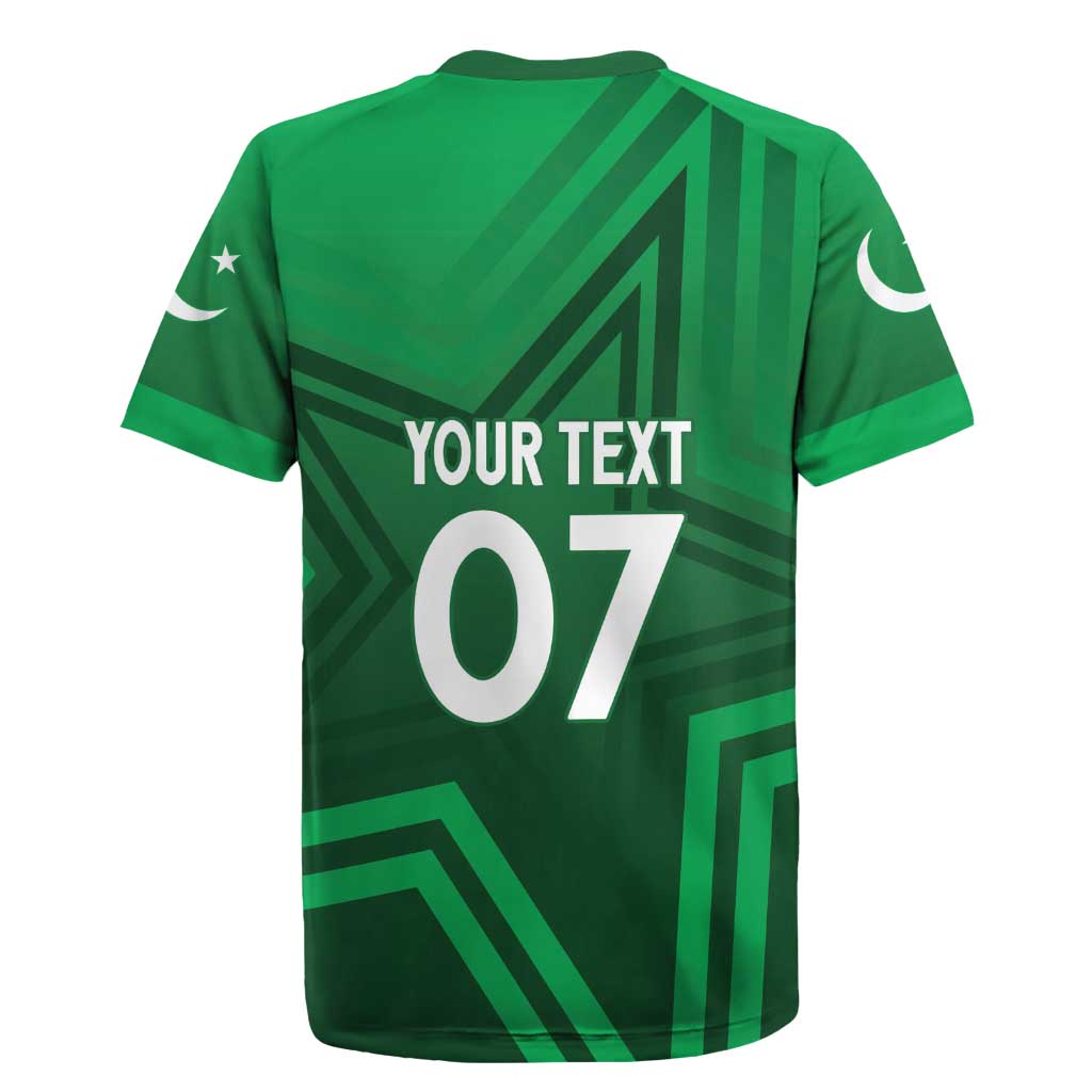 Pakistan Cricket World Cup 2024 Rugby Jersey Star Jersey Inspired - Wonder Print Shop