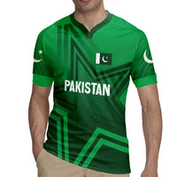 Pakistan Cricket World Cup 2024 Rugby Jersey Star Jersey Inspired - Wonder Print Shop