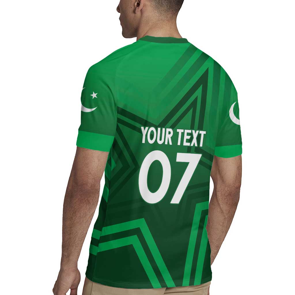 Pakistan Cricket World Cup 2024 Rugby Jersey Star Jersey Inspired - Wonder Print Shop
