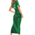 Pakistan Cricket World Cup 2024 Short Sleeve Bodycon Dress Star Jersey Inspired - Wonder Print Shop