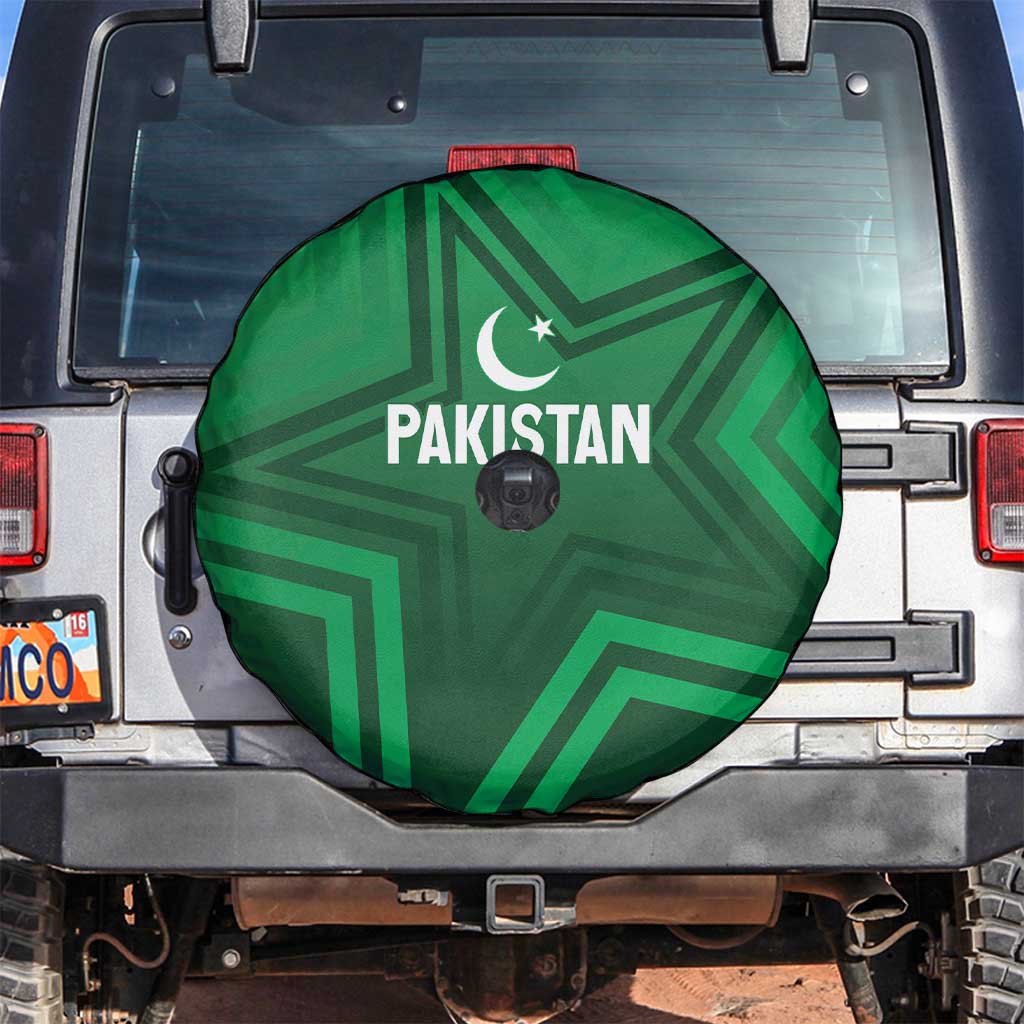 Pakistan Cricket World Cup 2024 Spare Tire Cover Star Jersey Inspired - Wonder Print Shop