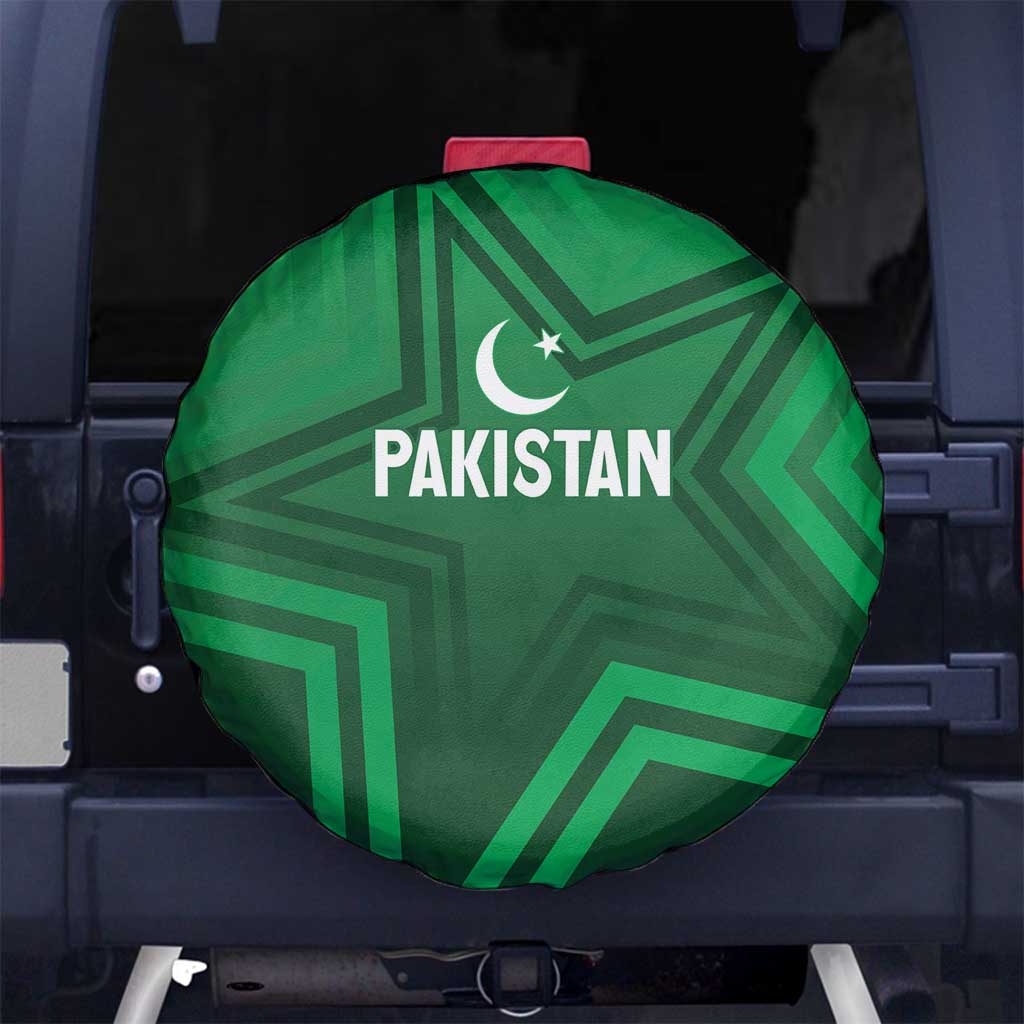 Pakistan Cricket World Cup 2024 Spare Tire Cover Star Jersey Inspired - Wonder Print Shop
