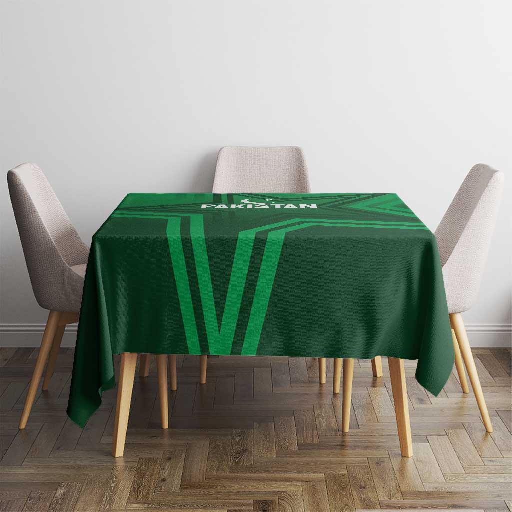 Pakistan Cricket World Cup 2024 Tablecloth Star Jersey Inspired - Wonder Print Shop