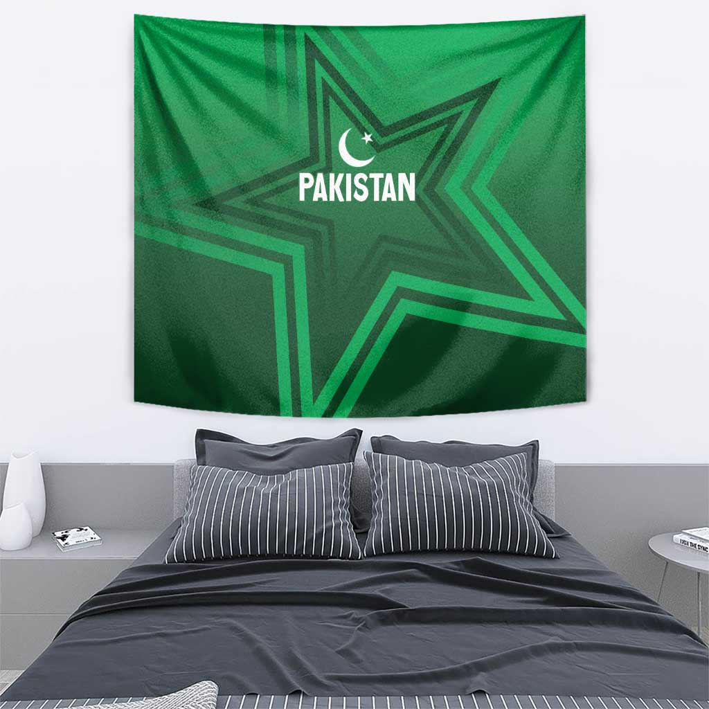 Pakistan Cricket World Cup 2024 Tapestry Star Jersey Inspired - Wonder Print Shop