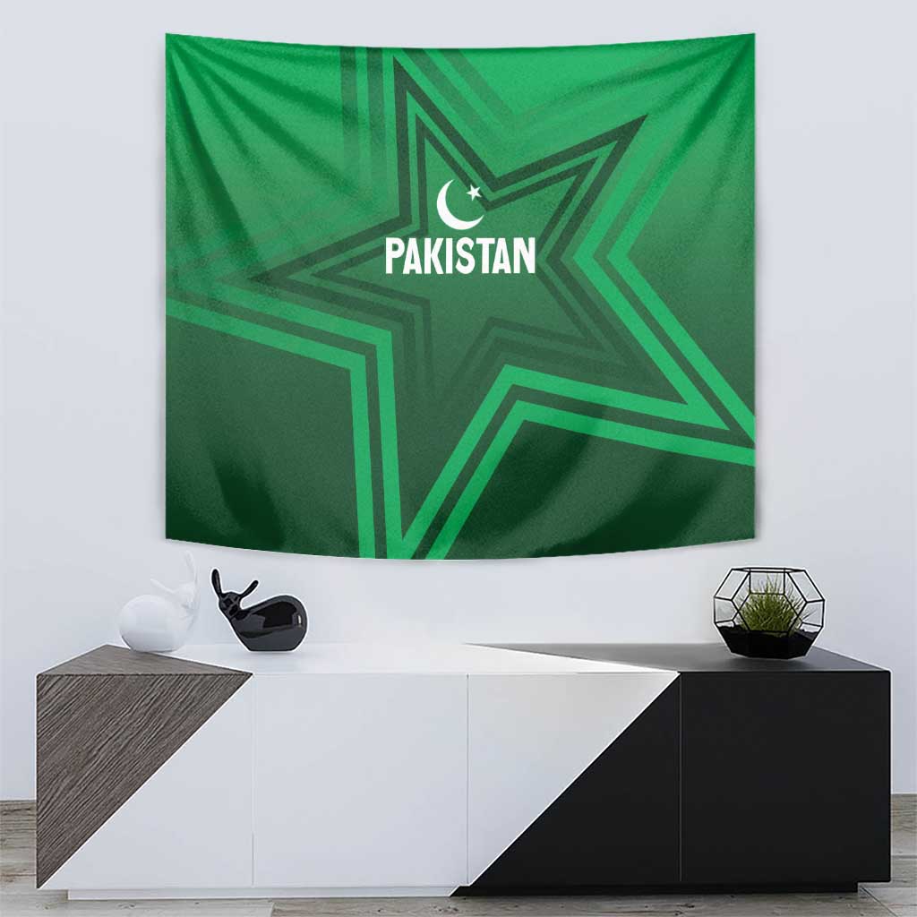 Pakistan Cricket World Cup 2024 Tapestry Star Jersey Inspired - Wonder Print Shop