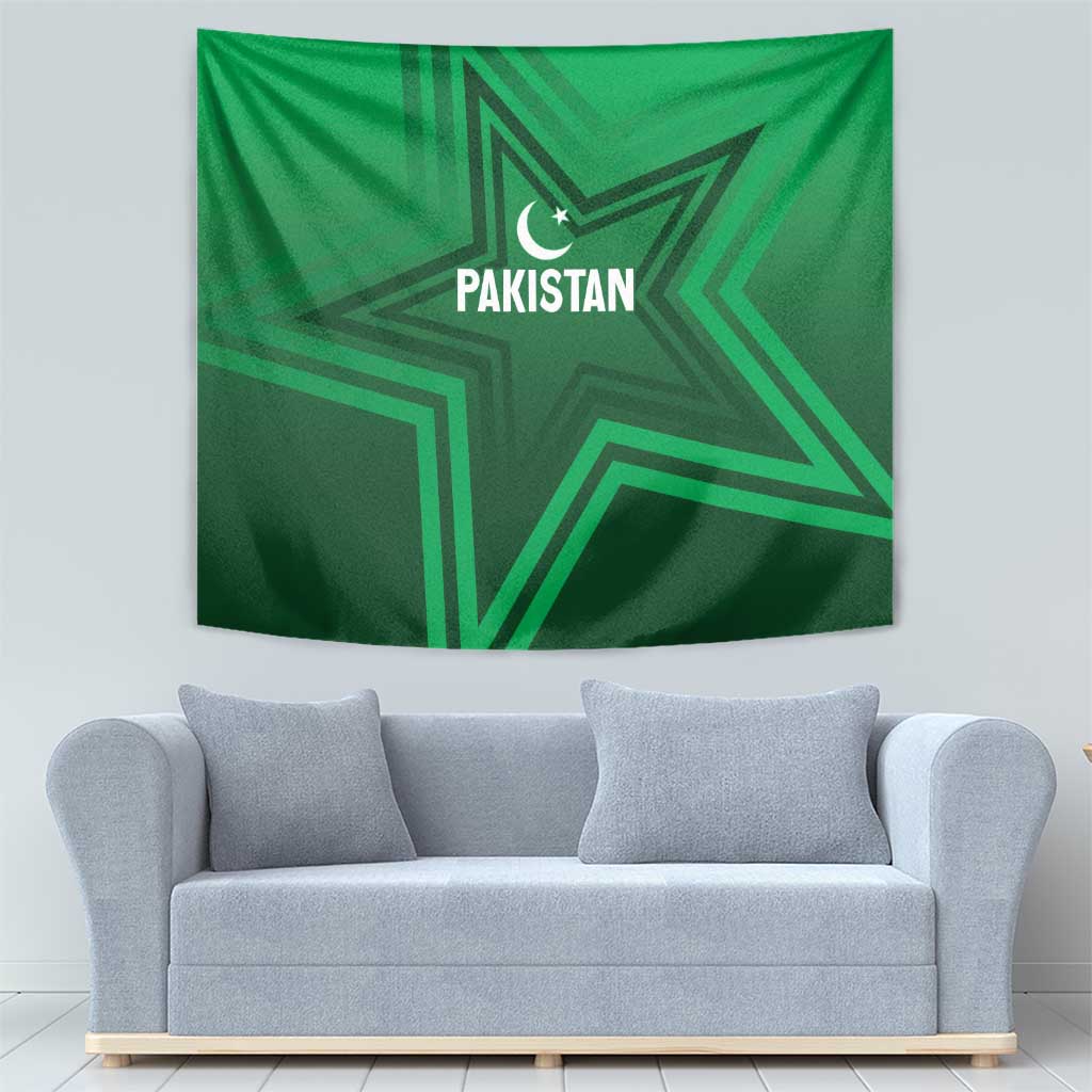 Pakistan Cricket World Cup 2024 Tapestry Star Jersey Inspired - Wonder Print Shop