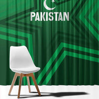 Pakistan Cricket World Cup 2024 Window Curtain Star Jersey Inspired - Wonder Print Shop