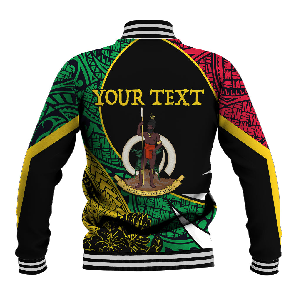 Personalised Vanuatu Baseball Jacket Independence Day Yumi 43 LT7 - Wonder Print Shop