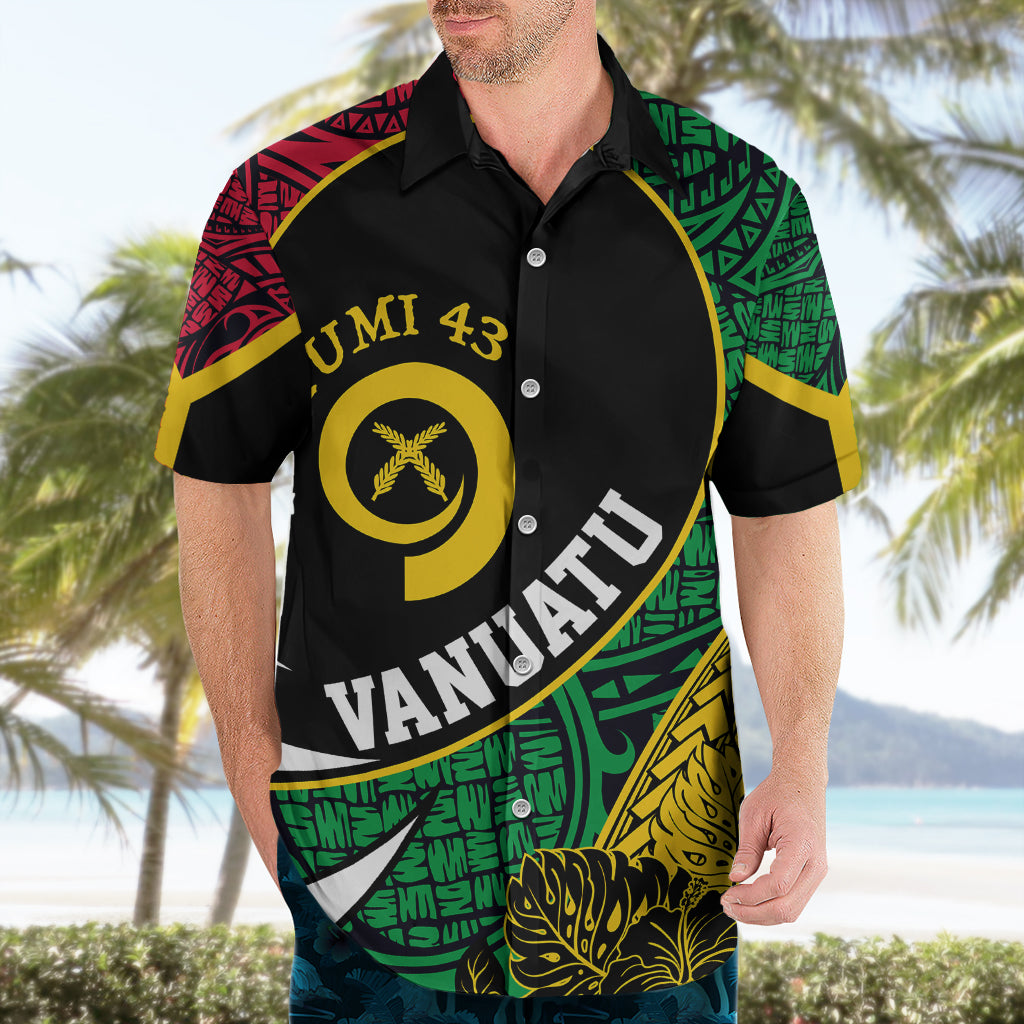 Personalised Vanuatu Hawaiian Shirt Independence Day Yumi 43 - Wonder Print Shop