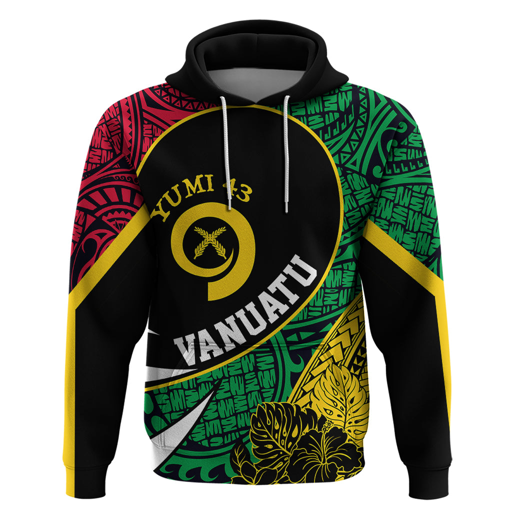 Personalised Vanuatu Hoodie Independence Day Yumi 43 - Wonder Print Shop