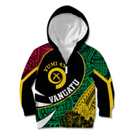 Personalised Vanuatu Kid Hoodie Independence Day Yumi 43 - Wonder Print Shop