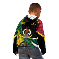 Personalised Vanuatu Kid Hoodie Independence Day Yumi 43 - Wonder Print Shop