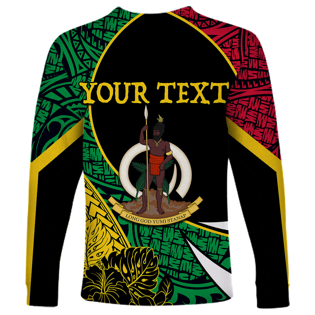 Personalised Vanuatu Long Sleeve Shirt Independence Day Yumi 43 - Wonder Print Shop