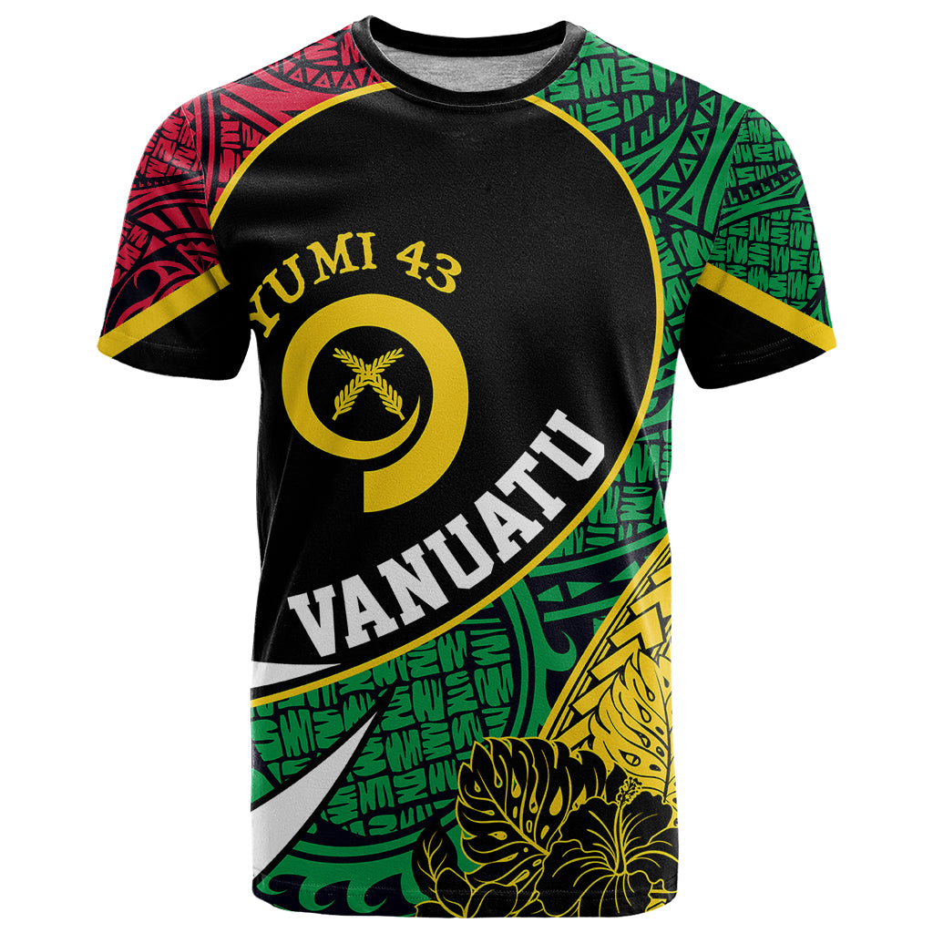Personalised Vanuatu T Shirt Independence Day Yumi 43 - Wonder Print Shop