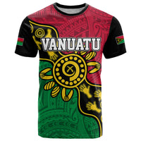 Personalised Vanuatu T Shirt Mix Aboriginal Dot Art - Wonder Print Shop