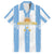 Argentina Football Custom Family Matching Long Sleeve Bodycon Dress and Hawaiian Shirt 2024 Albiceleste Grunge LT7 - Wonder Print Shop