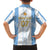 Argentina Football Custom Family Matching Summer Maxi Dress and Hawaiian Shirt 2024 Albiceleste Grunge - Wonder Print Shop