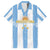 Argentina Football Custom Family Matching Summer Maxi Dress and Hawaiian Shirt 2024 Albiceleste Grunge - Wonder Print Shop
