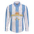 Argentina Football Custom Family Matching Summer Maxi Dress and Hawaiian Shirt 2024 Albiceleste Grunge - Wonder Print Shop