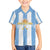 Argentina Football Custom Family Matching Summer Maxi Dress and Hawaiian Shirt 2024 Albiceleste Grunge - Wonder Print Shop