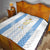Argentina Football Custom Quilt 2024 Albiceleste Grunge - Wonder Print Shop