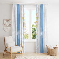 Argentina Football Custom Window Curtain 2024 Albiceleste Grunge - Wonder Print Shop