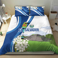 El Salvador Tazumal Bedding Set Flor de Izote with Torogoz Bird - Wonder Print Shop
