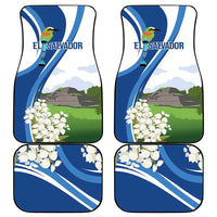 El Salvador Tazumal Car Mats Flor de Izote with Torogoz Bird - Wonder Print Shop