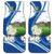 El Salvador Tazumal Car Mats Flor de Izote with Torogoz Bird - Wonder Print Shop