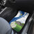 El Salvador Tazumal Car Mats Flor de Izote with Torogoz Bird - Wonder Print Shop