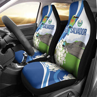 El Salvador Tazumal Car Seat Cover Flor de Izote with Torogoz Bird - Wonder Print Shop