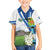 El Salvador Tazumal Family Matching Puletasi and Hawaiian Shirt Flor de Izote with Torogoz Bird - Wonder Print Shop