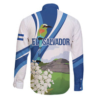 El Salvador Tazumal Family Matching Short Sleeve Bodycon Dress and Hawaiian Shirt Flor de Izote with Torogoz Bird - Wonder Print Shop