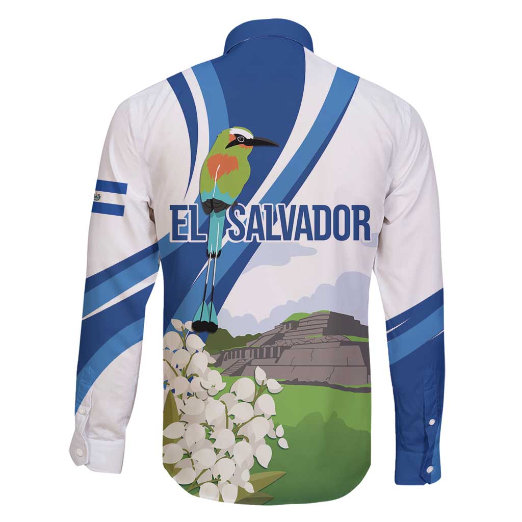 El Salvador Tazumal Family Matching Summer Maxi Dress and Hawaiian Shirt Flor de Izote with Torogoz Bird - Wonder Print Shop