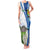 El Salvador Tazumal Family Matching Tank Maxi Dress and Hawaiian Shirt Flor de Izote with Torogoz Bird - Wonder Print Shop